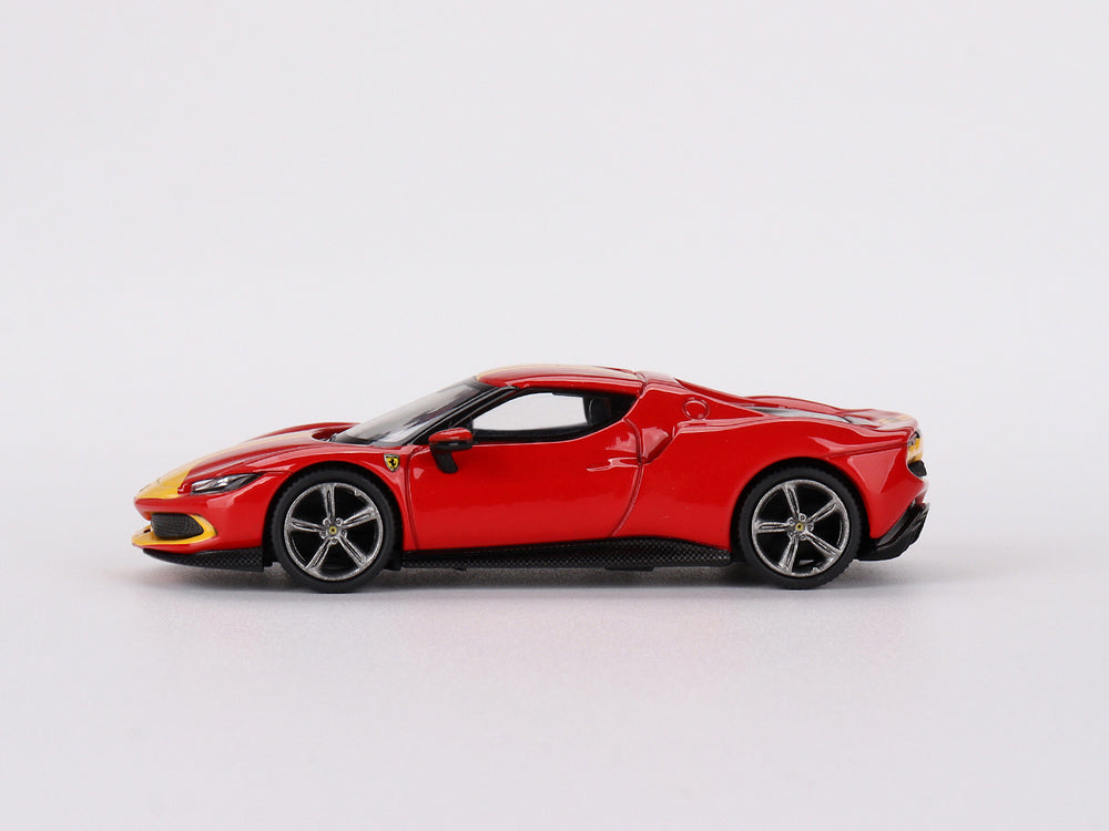 BBR 1/64 Ferrari 296GTB Assetto Fiorano Rosso Corsa - Diecast Toyz Australia