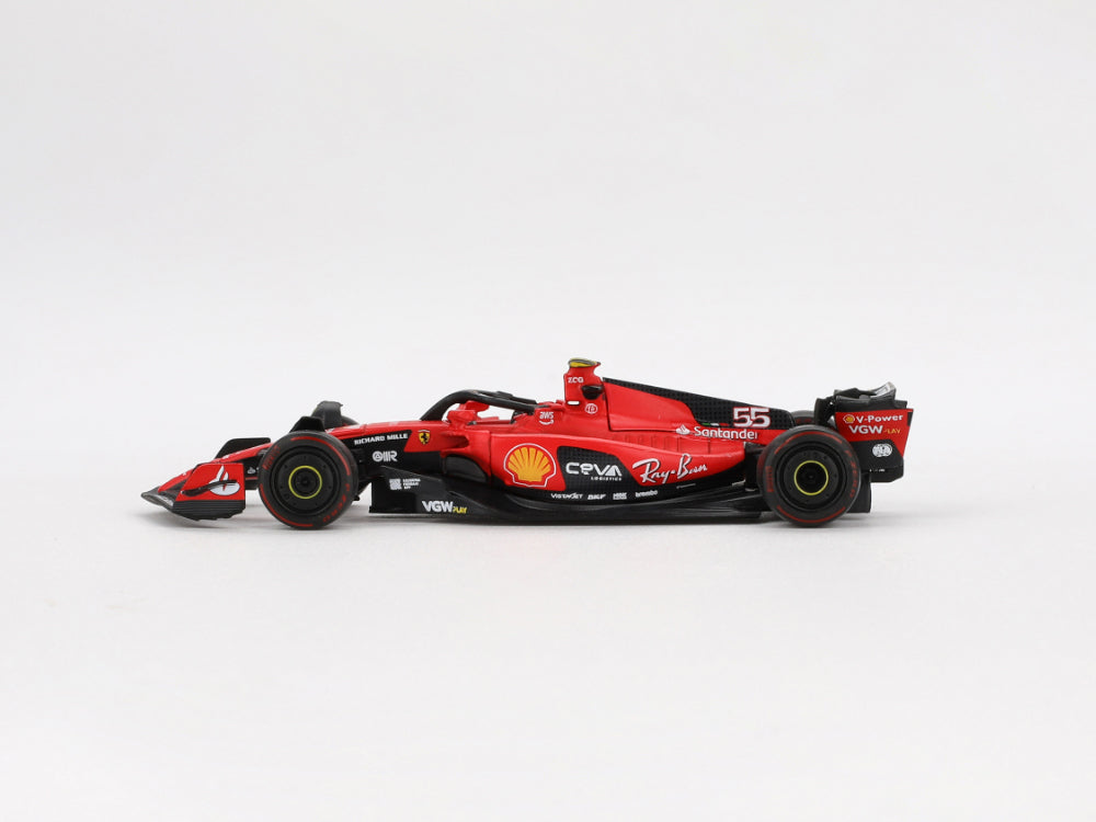 BBR 1/64 Ferrari F1 SF23 #15 C.Sainz 2023 Bahrain Grand Prix