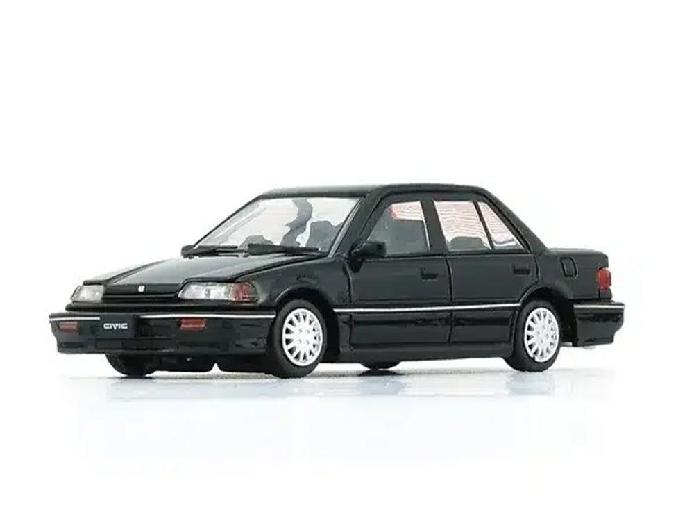 BM Creations 1/64 Honda Civic EF2 1991 Black - Diecast Toyz Australia