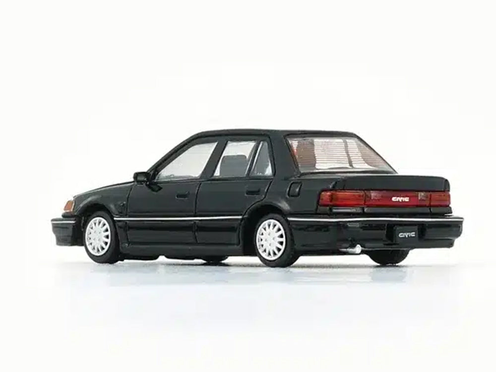 BM Creations 1/64 Honda Civic EF2 1991 Black - Diecast Toyz Australia