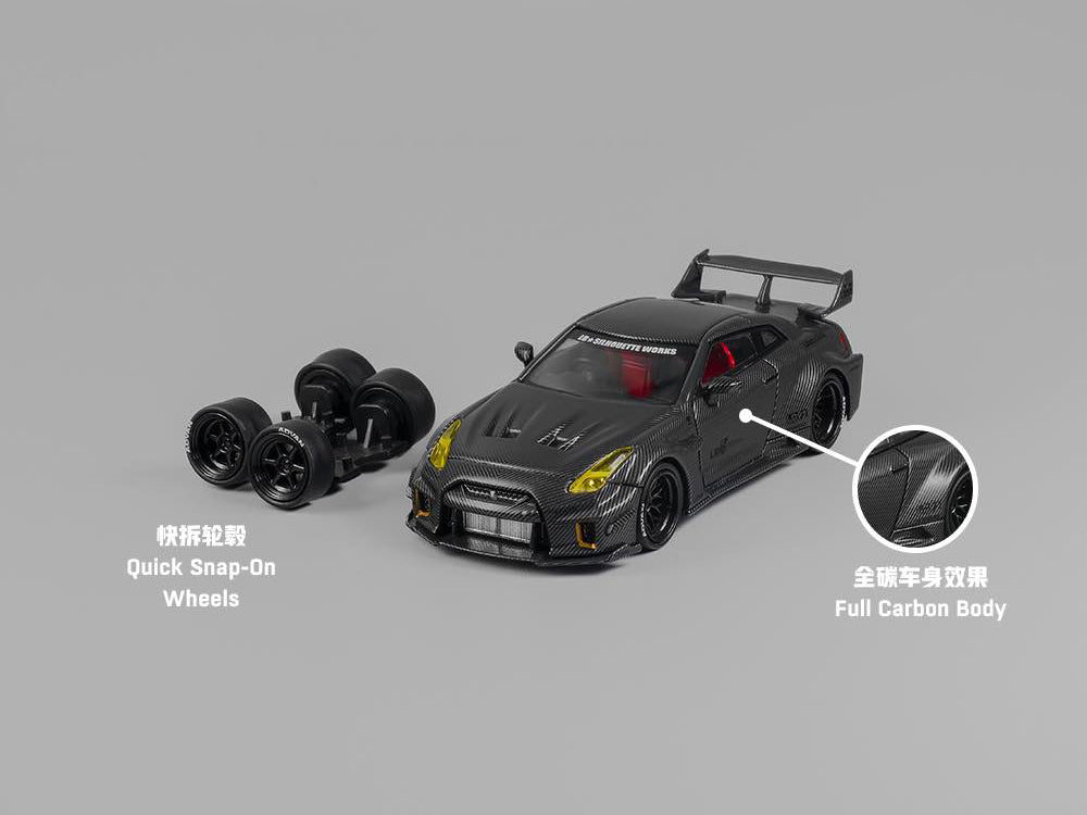 CM Model 1/64 LBWK Super Silhouette Nissan Skyline GT35RR Full Carbon - Diecast Toyz Australia