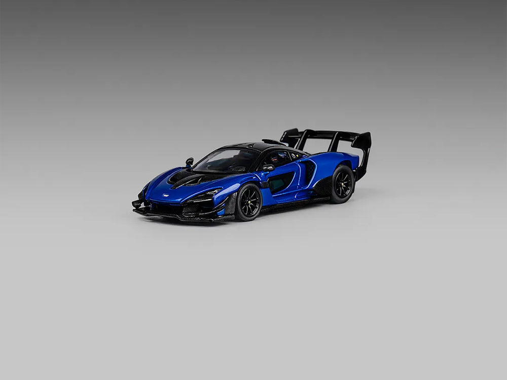 CM Model 1/64 McLaren Senna GTR Metallic Blue