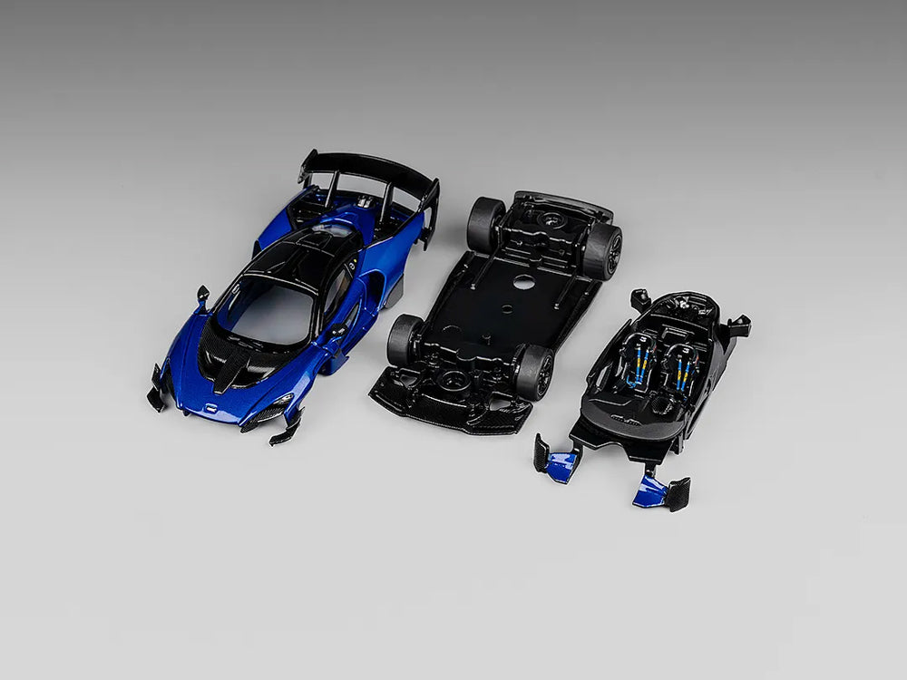 CM Model 1/64 McLaren Senna GTR Metallic Blue