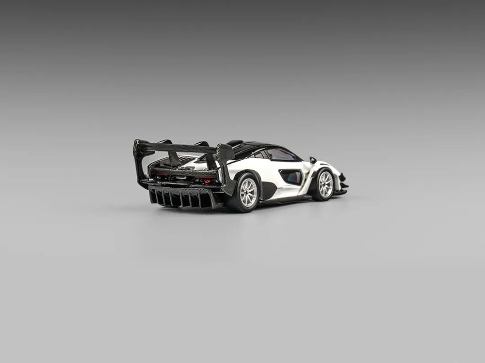 CM Model 1/64 McLaren Senna GTR White with Carbon