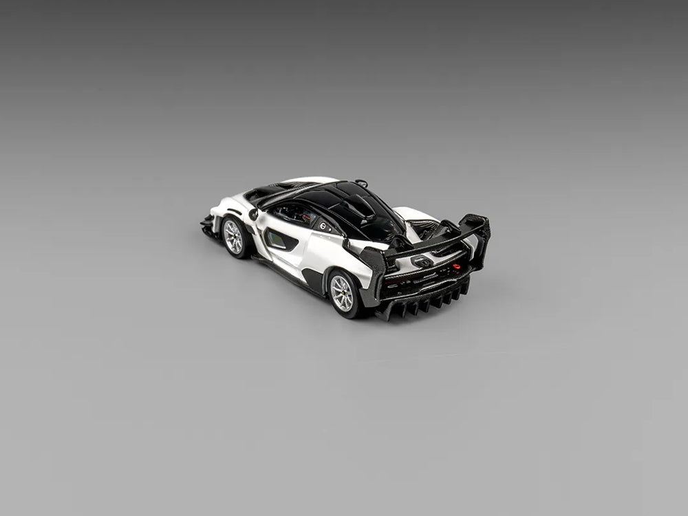 CM Model 1/64 McLaren Senna GTR White with Carbon