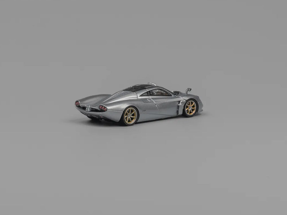 CM Model 1/64 Pagani Codalunga Metallic Silver