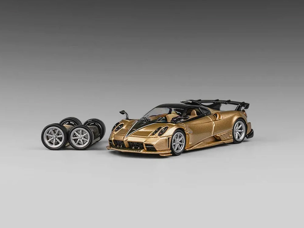 CM Model 1/64 Pagani Imola Full Carbon Gold