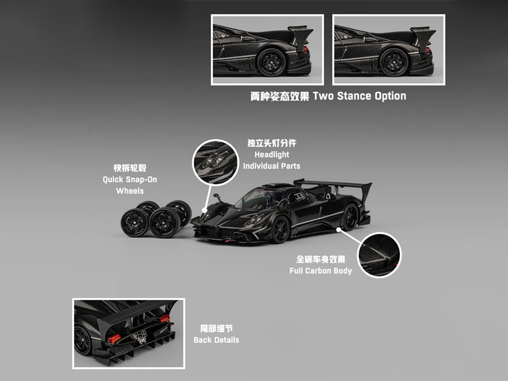 CM Model 1/64 Pagani Zonda Revolution Full Carbon