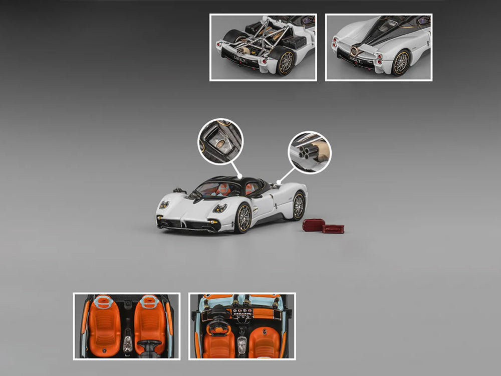 CM Model 1/64 Pagani Zonda Utopia Pearl White