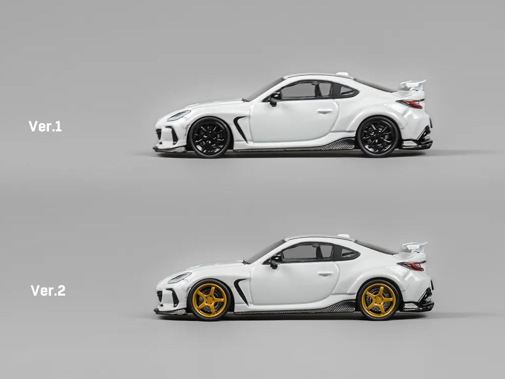 CM Model 1/64 Subaru BRZ Varis Widebody White