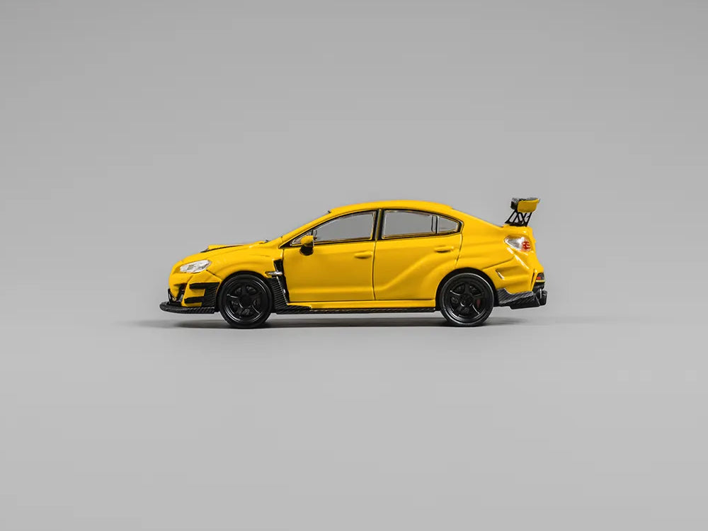 CM Model 1/64 Subaru WRX STI Varis Widebody Ver1.0 Yellow