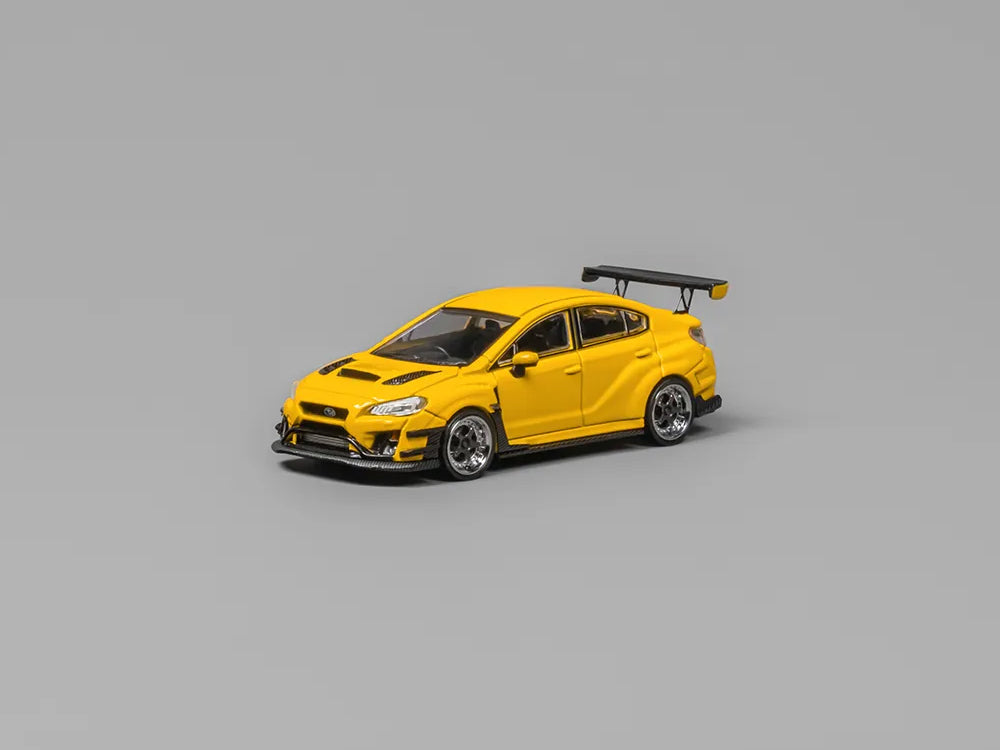 CM Model 1/64 Subaru WRX STI Varis Widebody Ver1.0 Yellow