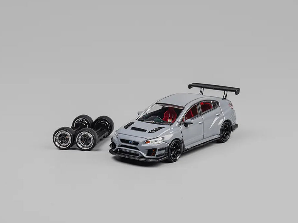 CM Model 1/64 Subaru WRX STI Varis Widebody Ver1.0 Gray