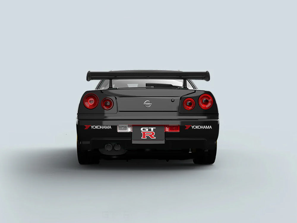 Coolart 1/64 Nissan Skyline GTR R34 HKS Livery Black Car Only