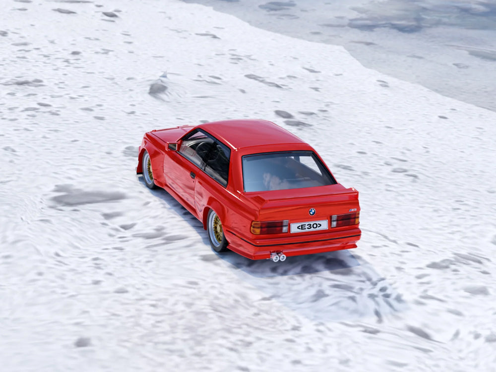 DCM 1/64 BMW E30 M3 Widebody Red