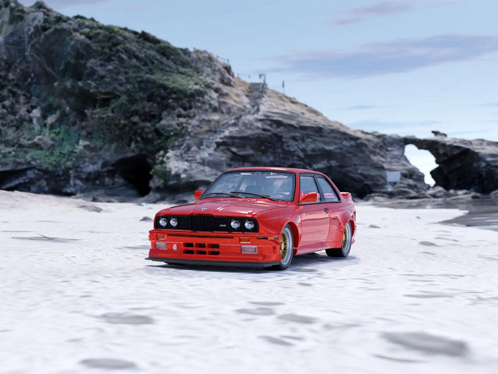 DCM 1/64 BMW E30 M3 Widebody Red