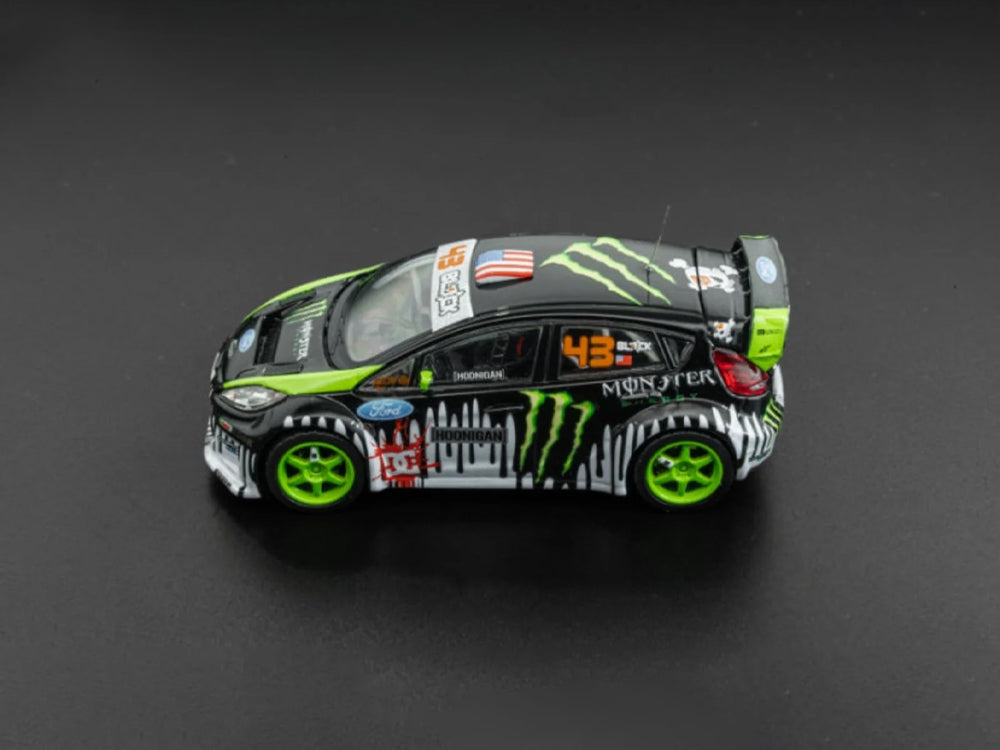 DCM 1/64 Ford Fiesta ST Ken Block #43 with Green Wheels