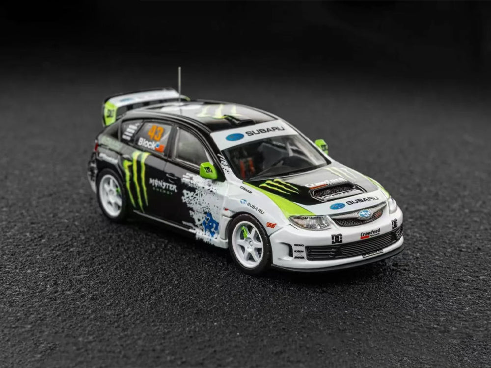 DCM x Mini Station 1/64 Subaru Impreza WRX STI Rally Block 43 Monster - Diecast Toyz Australia