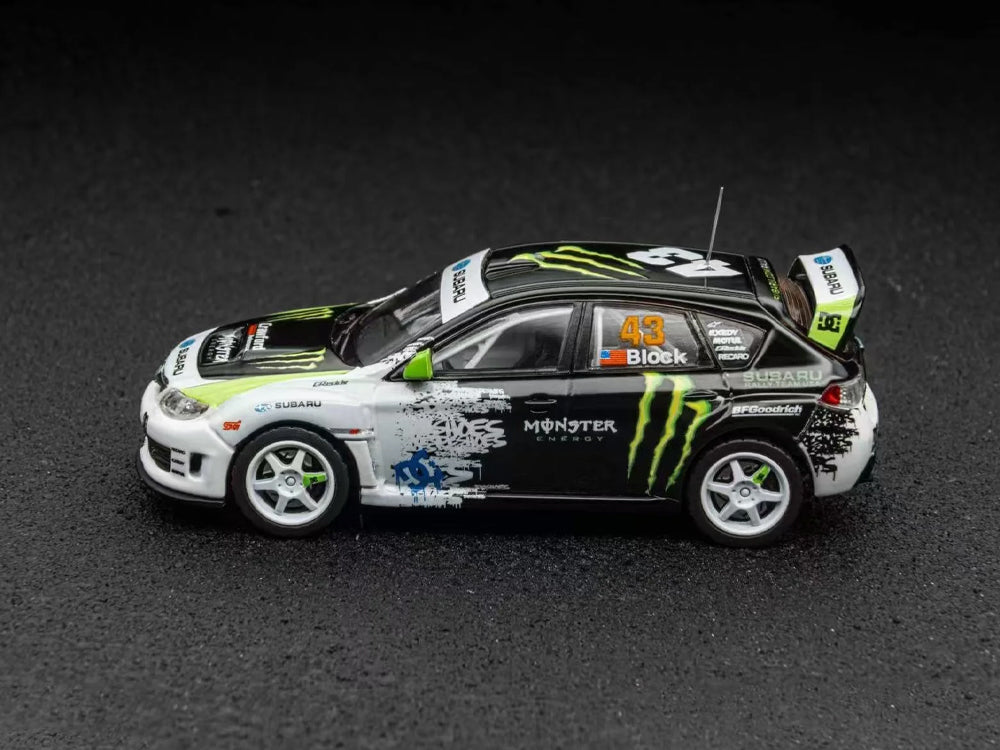 DCM x Mini Station 1/64 Subaru Impreza WRX STI Rally Block 43 Monster - Diecast Toyz Australia