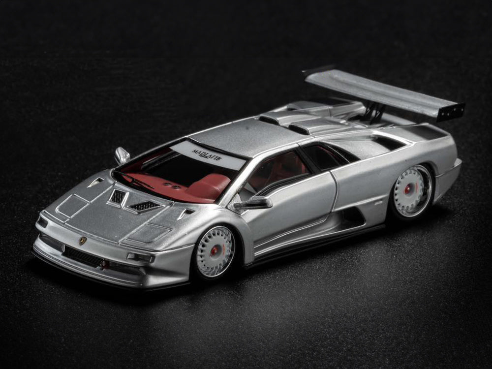 Error404 1/64 Lamborghini Diablo Modified Version Silver | Diecast 