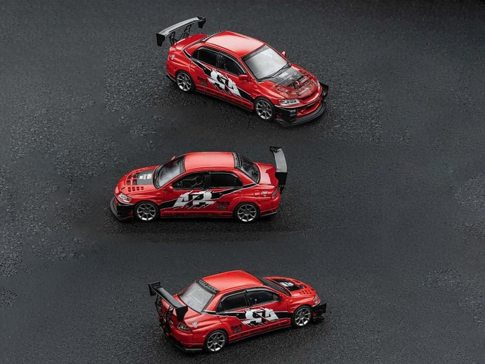 FindClassically 1/64 Mitsubishi Lancer Evolution IX Widebody Red HEC2025 Edition