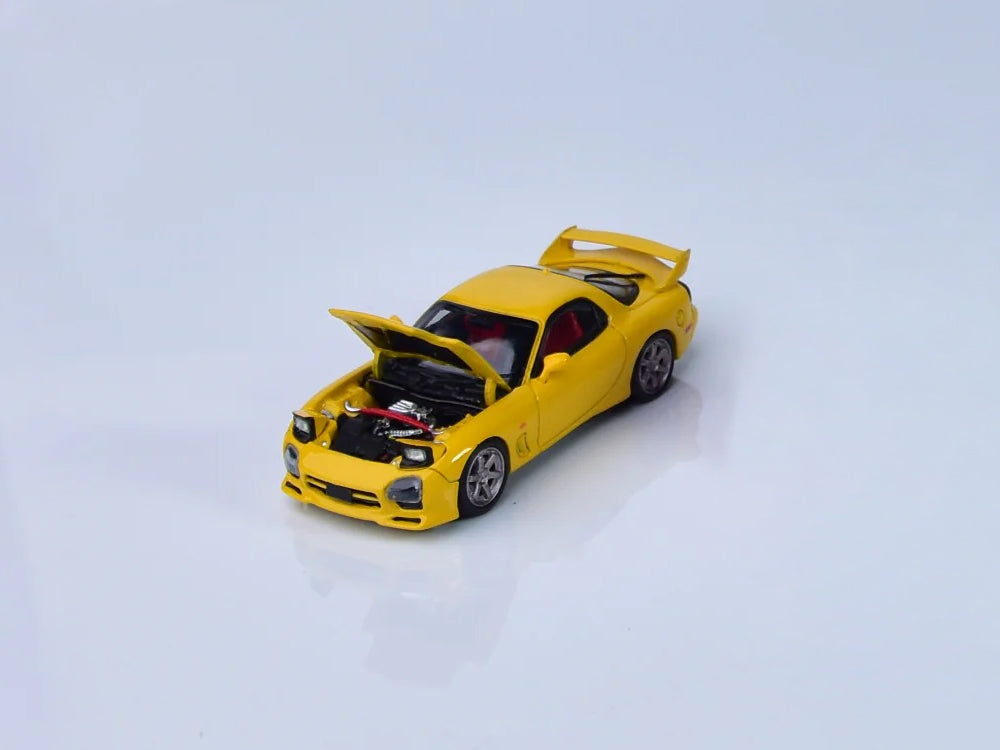 Focal Horizon 1/64 Mazda RX7 FD3S A Spec Mazda Speed Edition Yellow