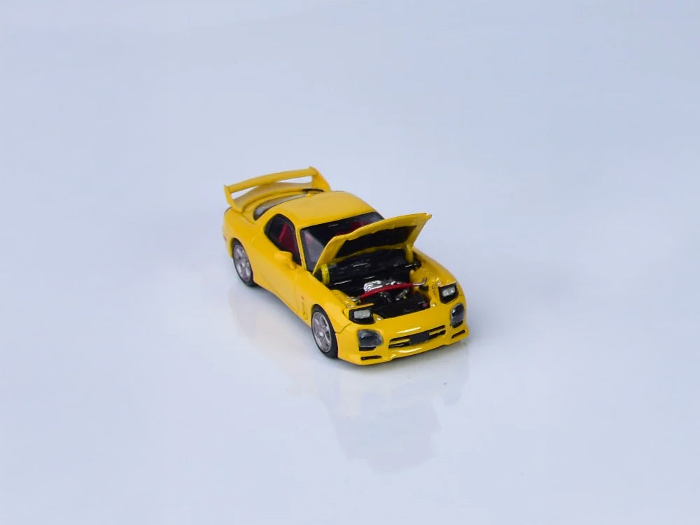 Focal Horizon 1/64 Mazda RX7 FD3S A Spec Mazda Speed Edition Yellow