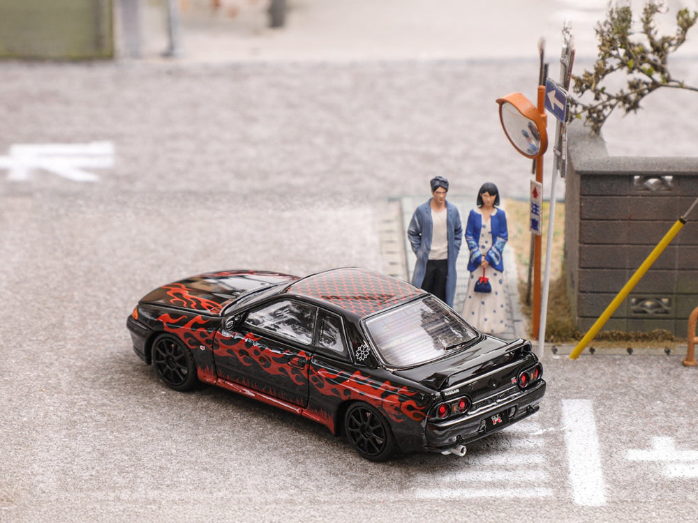 Focal Horizon 1/64 Nissan Skyline GTR R32 Nismo S Tune Black Fire - Diecast Toyz Australia