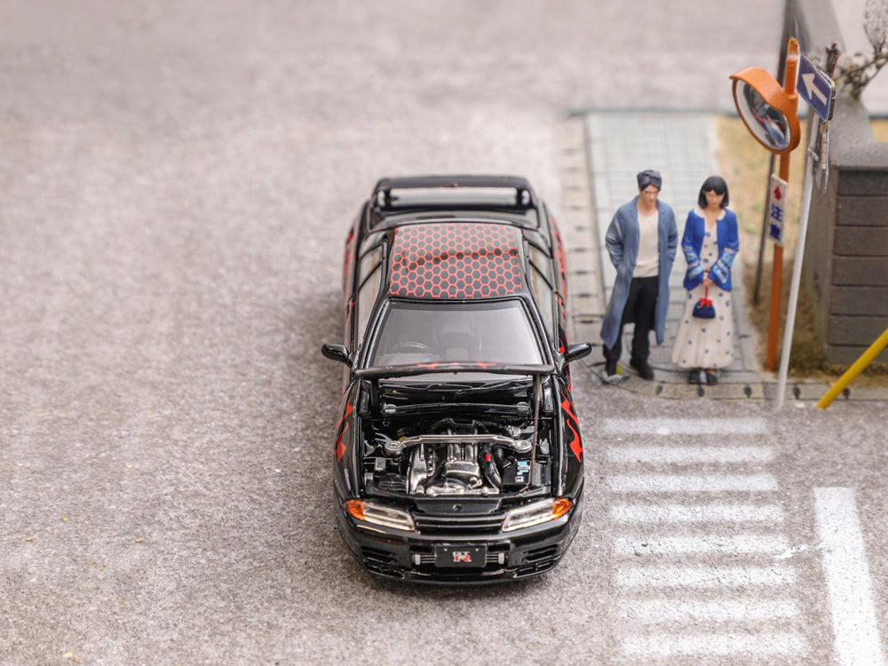 Focal Horizon 1/64 Nissan Skyline GTR R32 Nismo S Tune Black Fire - Diecast Toyz Australia