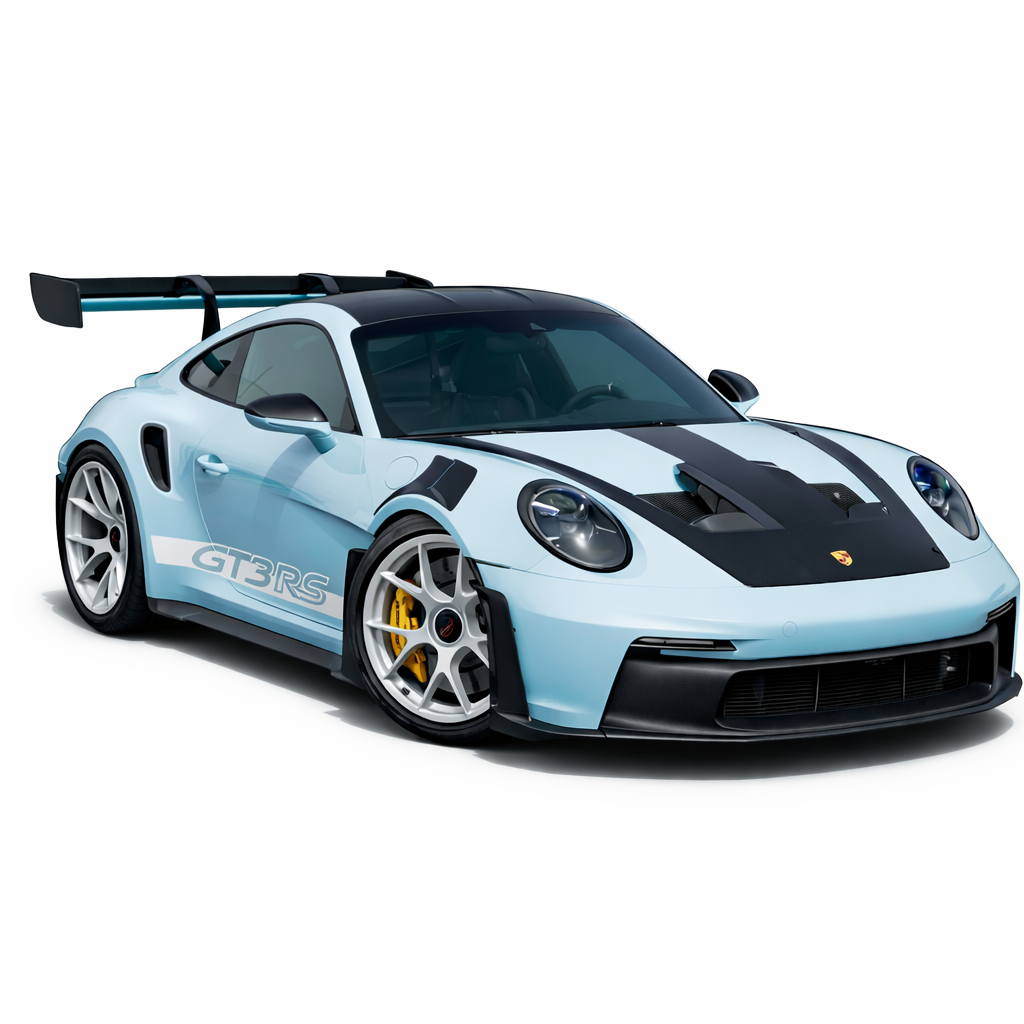 FuelMe 1/18 Porsche 992 GT3 RS Weissach Package Messian Blue - Diecast Toyz Australia