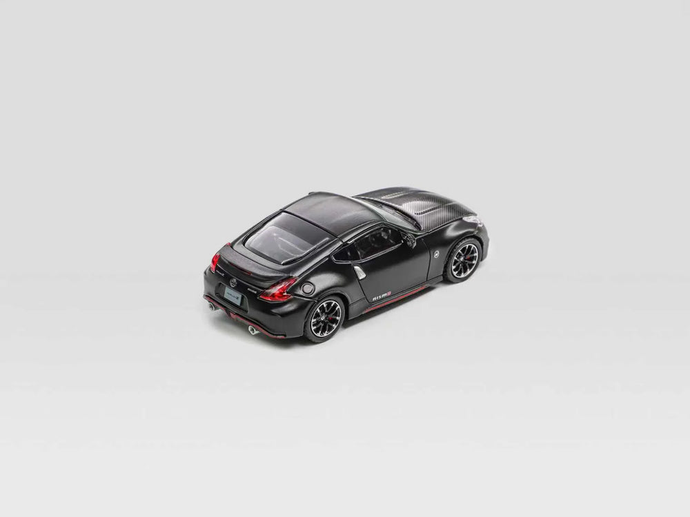 Fuji 1/64 Nissan Fairlady 370Z Z34 NISMO Version Black with Carbon Bonnet