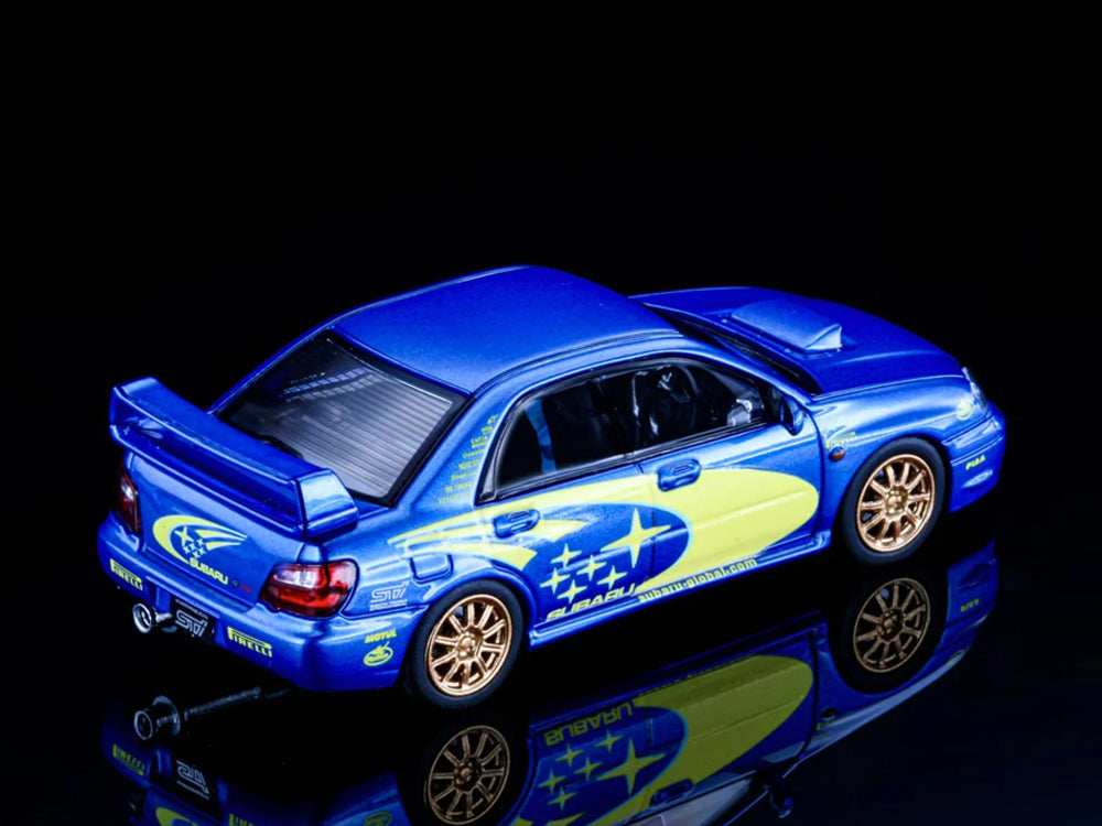Furuya 1/64 Subaru WRX STI GD 8th Gen Sedan Rally Blue WRC Livery