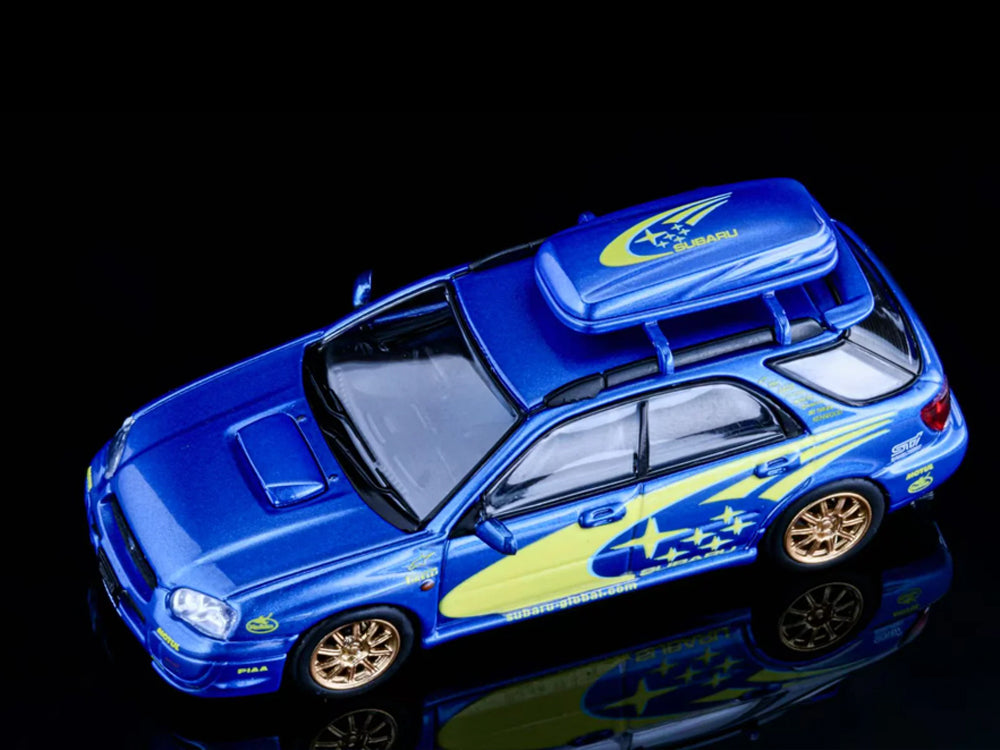 Furuya 1/64 Subaru WRX STI GD 8th Gen Wagon Rally Blue WRC Livery