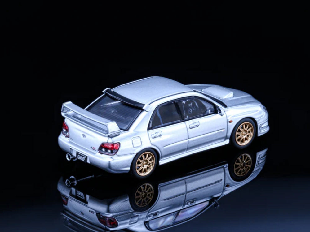 Furuya 1/64 Subaru WRX STI GD 9th Gen Sedan Silver