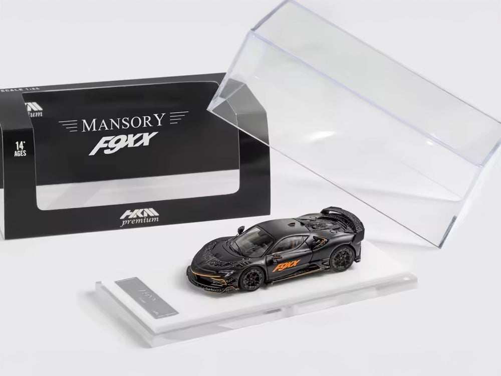 HKM 1/64 Mansory Ferrari SF90 F9XX Black Coupe