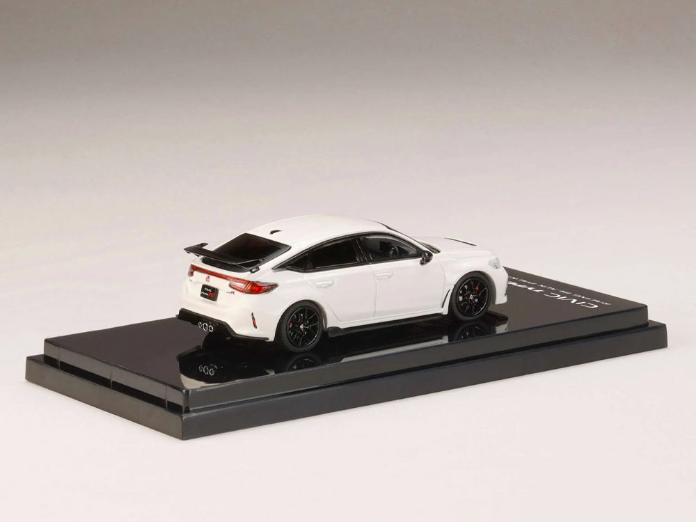 Hobby Japan 1/64 Honda Civic Type R FL5 Racing Black Package 2025 White