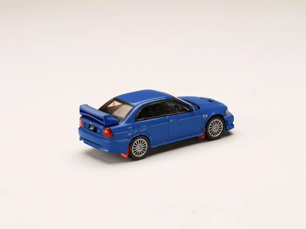 Hobby Japan 1/64 Mitsubishi Lancer Evolution 6 CP9A with Mud Flaps Lance Blue