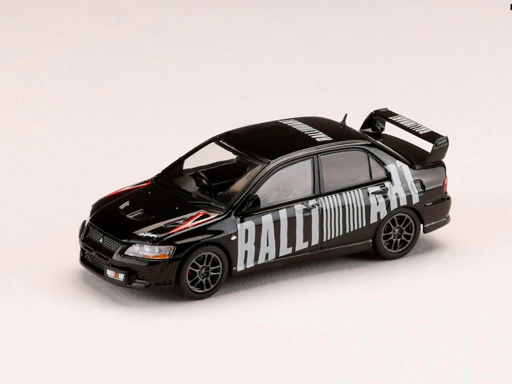 Hobby Japan 1/64 Mitsubishi Lancer Evolution 7 GSR Ralliart Black - Diecast Toyz Australia