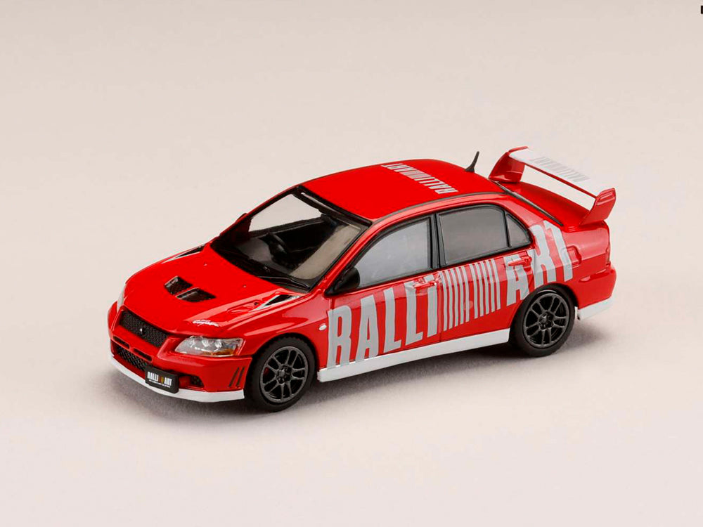 Hobby Japan 1/64 Mitsubishi Lancer Evolution 7 GSR Ralliart Red - Diecast Toyz Australia