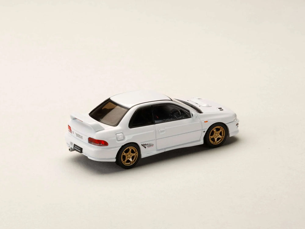 Hobby Japan 1/64 Subaru Impreza Pure Sports Coupe WRX Type R STI Version White