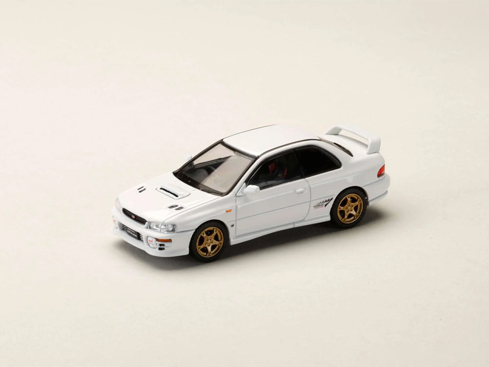 Hobby Japan 1/64 Subaru Impreza Pure Sports Coupe WRX Type R STI Version White