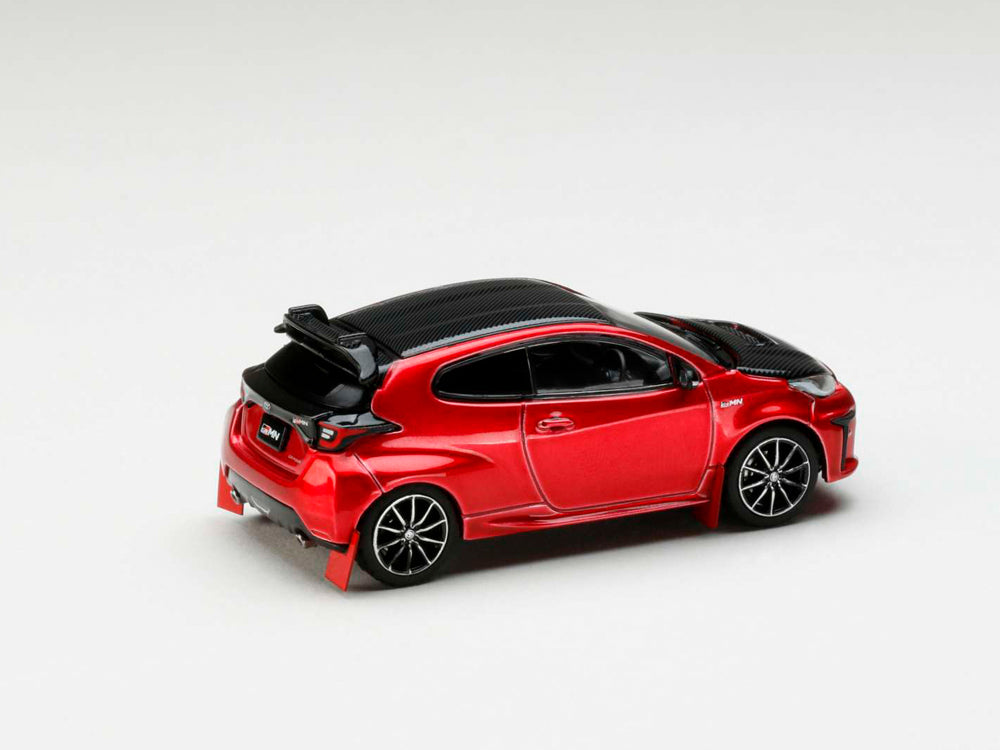 Hobby Japan 1/64 Toyota GRMN Yaris Rally Package with GR Parts Emotional Red II - Diecast Toyz Australia