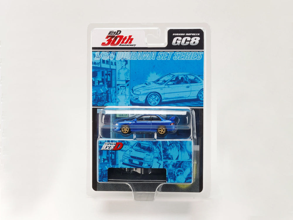 Hobby Japan x JDM64 1/64 Subaru Impreza GC8 Bunta Fujiwara Initial D
