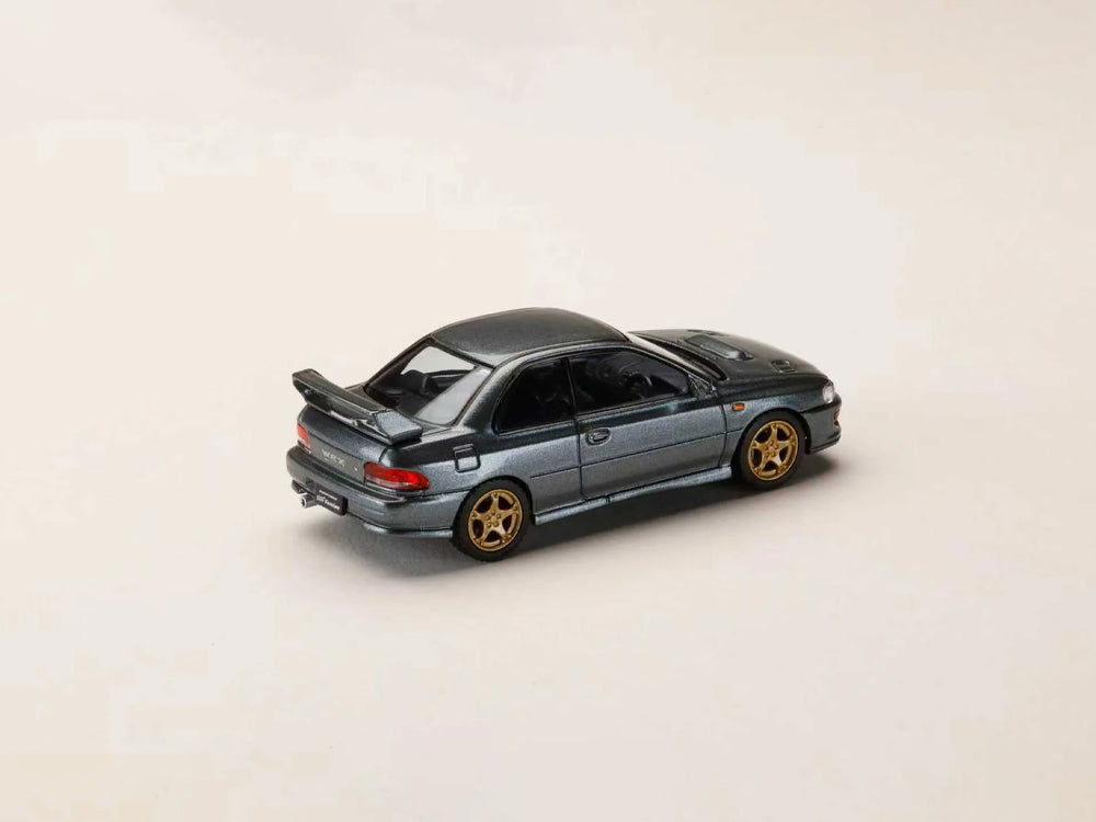 Hobby Japan x JDM64 1/64 Subaru Impreza WRX Type R STI Cool Gray