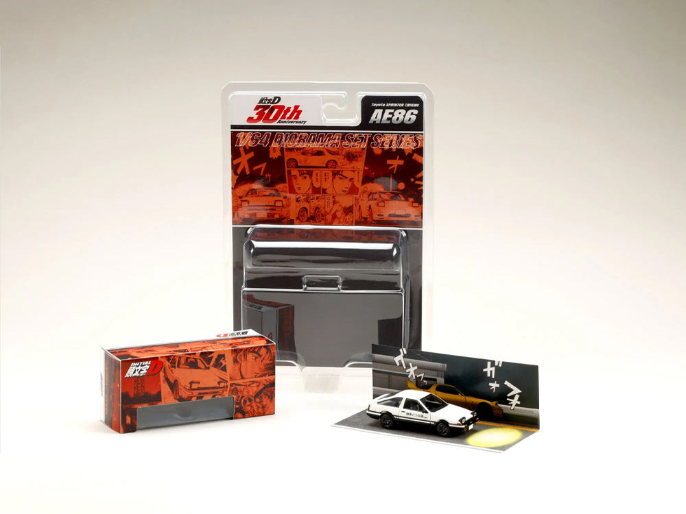 Hobby Japan x JDM64 1/64 Toyota Sprinter AE86 vs Keisuke Takahashi Initial D
