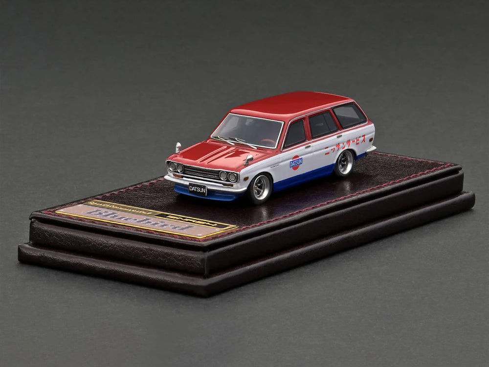Ignition Model 1/64 Datsun Bluebird 510 Wagon Red/White/Blue - Diecast Toyz Australia