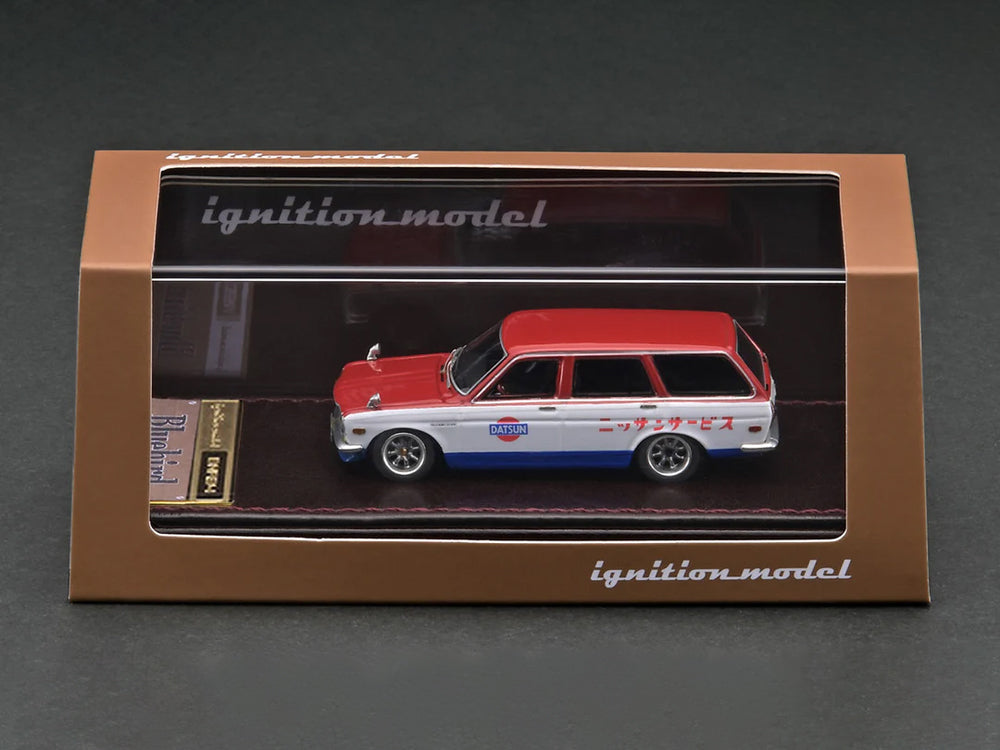 Ignition Model 1/64 Datsun Bluebird 510 Wagon Red/White/Blue - Diecast Toyz Australia