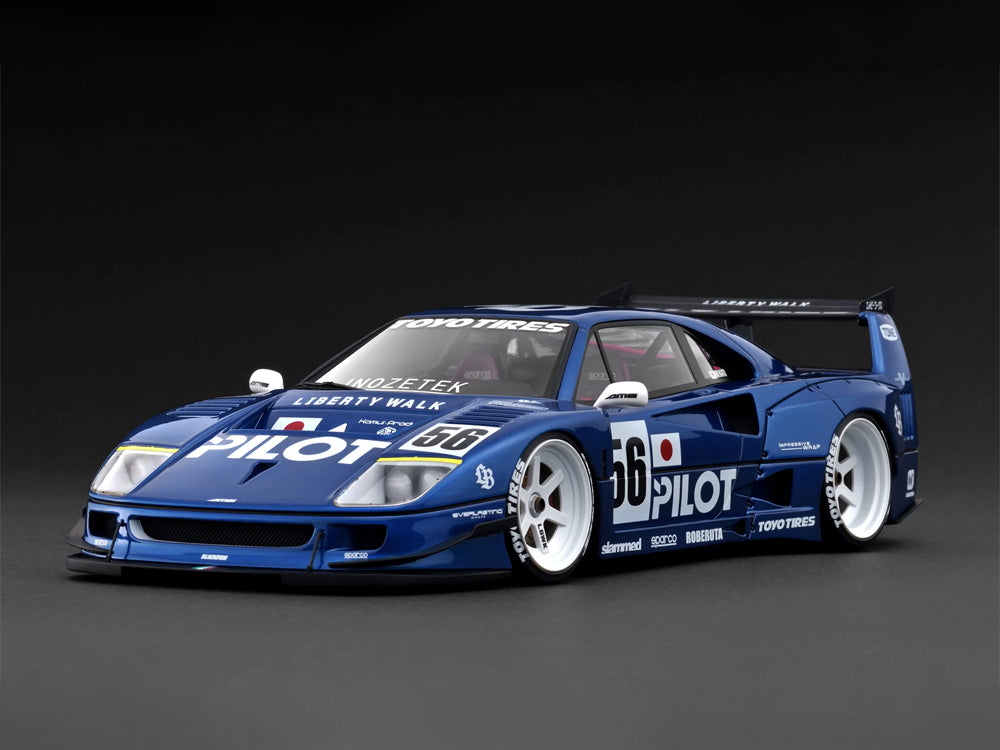 Ignition Model 1/18 LB Works F40 Blue