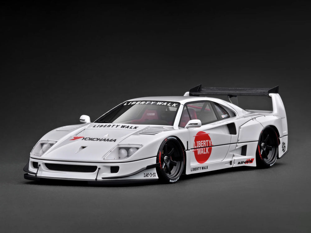 Ignition Model 1/18 LB Works F40 White