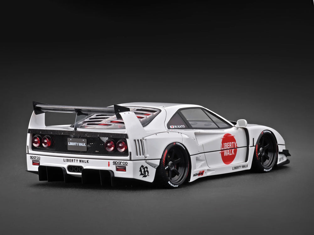 Ignition Model 1/18 LB Works F40 White